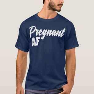 Camiseta Gravidez AF Mãe Anúncio de Gravidez T-Shirt