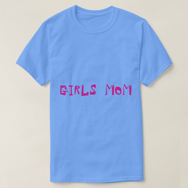 Camiseta Gravidez Anunciando Meninas Mãe (Frente do Design)