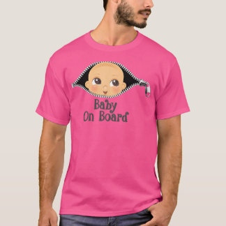 Camiseta Gravidez Bebê no Conselho Futuras Mães 887