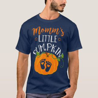 Camiseta Gravidez De Halloween Mamãe Deve Ser Mamãe Pequena