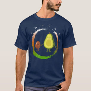 Camiseta Gravidez de Maternidade Avocado Mamacado Nova Mãe 