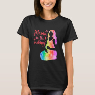 Camiseta Gravidez Grávida Mãe Maternidade Esperando Mãe Mam