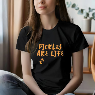 Camiseta Gravidez humorística, impressão digital laranja T-