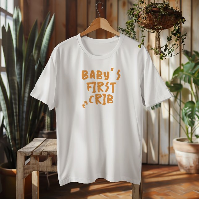 Camiseta Gravidez humorística - impressões digitais de bebê (Criador carregado)