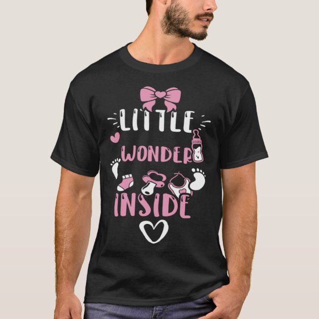 Camiseta Gravidez Pequena Dentro (Frente)