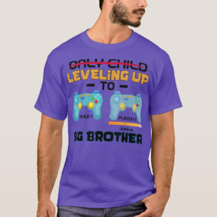 Camiseta Gravidez Promoveu Grande Irmão Logo Ser Presente I