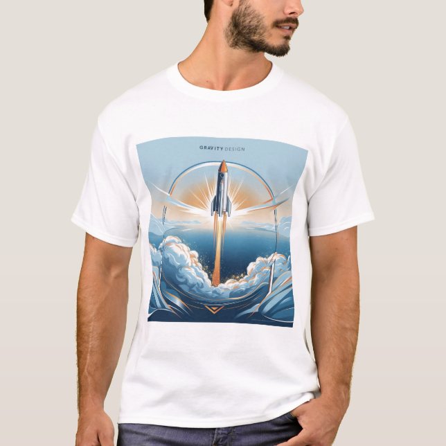Camiseta Gravity Defying Rocket T-Shirt (Frente)