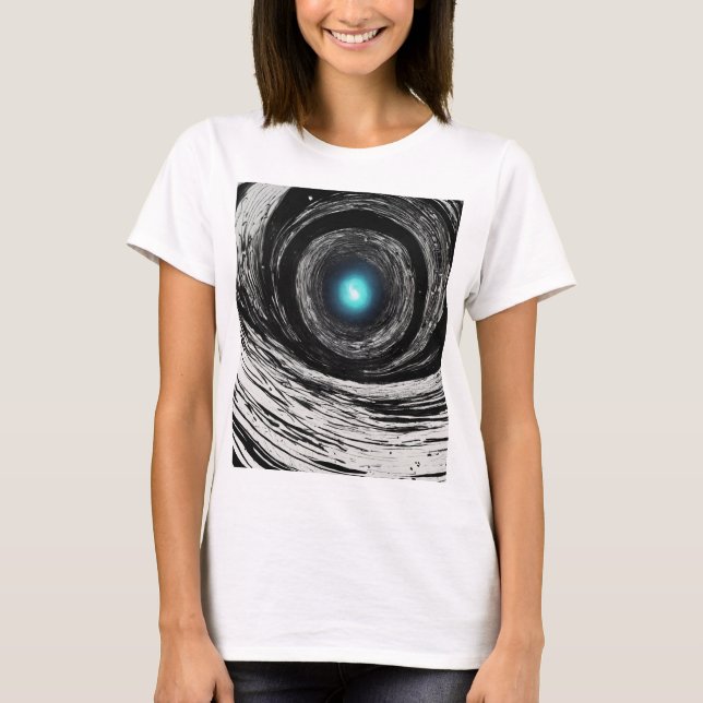 Camiseta "Gravity Design T-Shirt - Gráfico moderno e único (Frente)