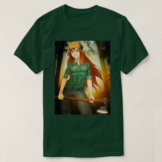 Camiseta Gravity Falls Wendy (Frente do Design)