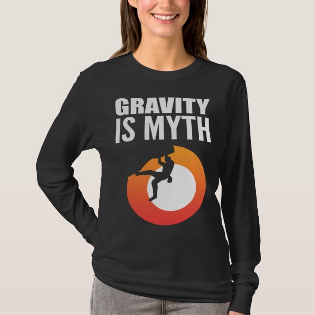 Camiseta Gravity is Myth Adventurous Person (Frente)
