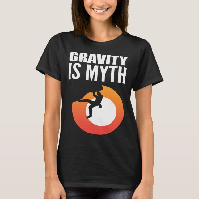 Camiseta Gravity is Myth Adventurous Person (Frente)