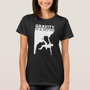 Camiseta Gravity Myth Bouldering Rock Escaling Mountaineeri