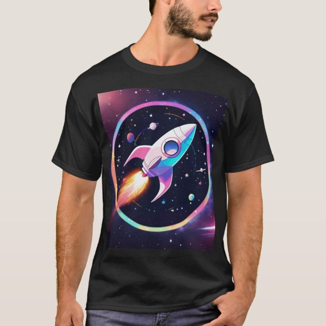 Camiseta Gravity Orbit Spaceship Logo T-Shirt (Frente)
