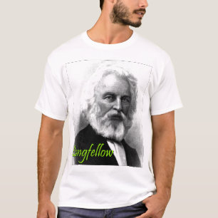 Camiseta Gravura a água-forte de Henry Wadsworth Longfello