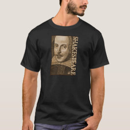 Camiseta Gravuras de Shakespeare Droeshout