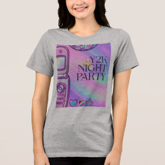 Camiseta Gray Y2K Night Party