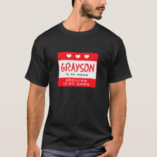 Camiseta Grayson É Meu Nome Apelido Personalizado Al