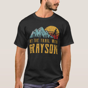 Camiseta GRAYSON Executando - Acerta a trilha com o nome da