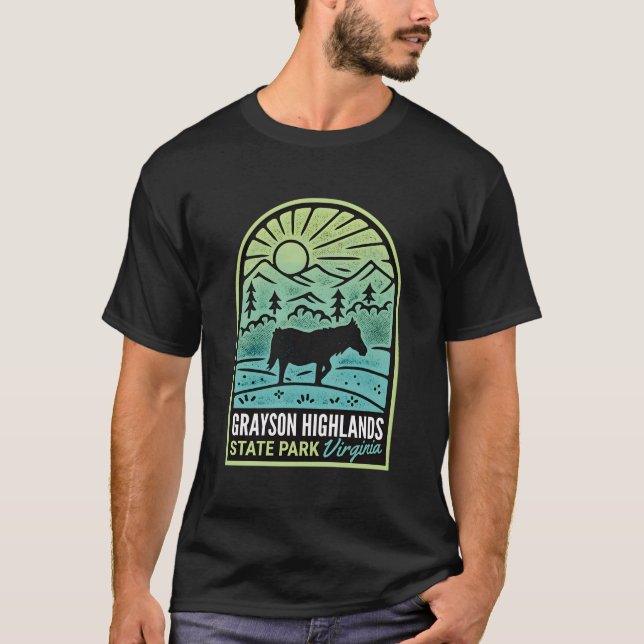 Camiseta Grayson Highlands State Park Virginia (Frente)