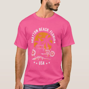 Camiseta Grayton Beach Florida Sunset Hotrod Alligator Desi