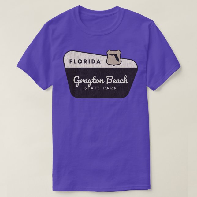 Camiseta Grayton Beach State Park Florida - Sinal de boas-v (Frente do Design)