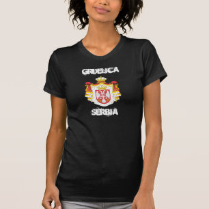 Camiseta Grdelica, Serbia com brasão