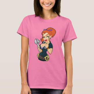 Camiseta Grease Monkey Girl Dark
