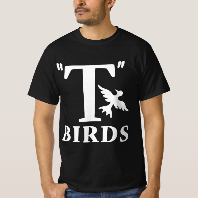 Camiseta Grease T-Birds Rydell High Mens & Ladens (Frente)