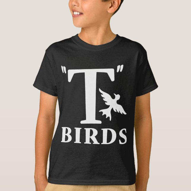 Camiseta Grease T-Birds Rydell High Mens & Ladens (Frente)