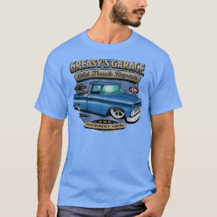 Camiseta Greasys Garage Blue Design