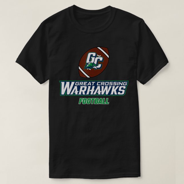 Camiseta Great Crossing High School Warhawks Football  (Frente do Design)