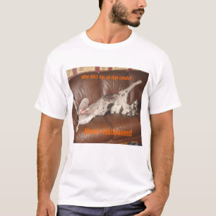 Camiseta Great dane comeu demasiados doces do Dia das