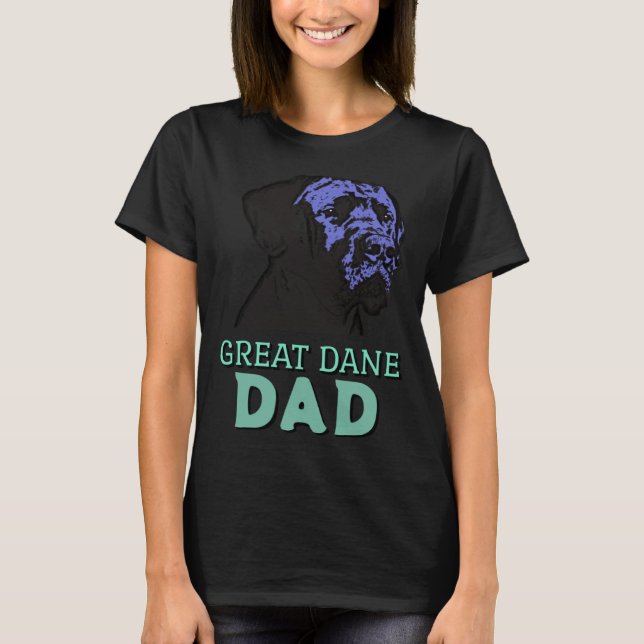 Camiseta Great Dane Dad Cute Dog Great Dane (Frente)