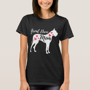 Camiseta Great Dane Mãe - Cão Alemão Mastiff Dogge