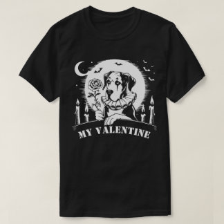 Camiseta Great Dane "Meu Valentim"