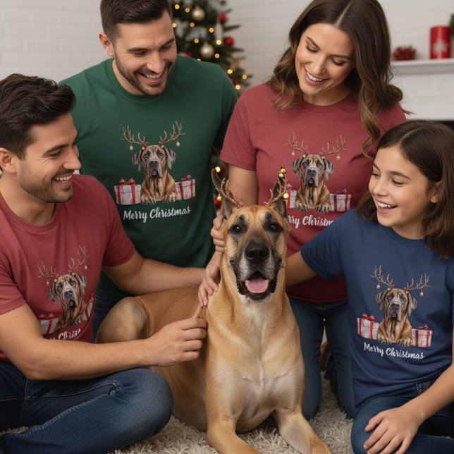 Camiseta Great Dane Reindeer (Criador carregado)