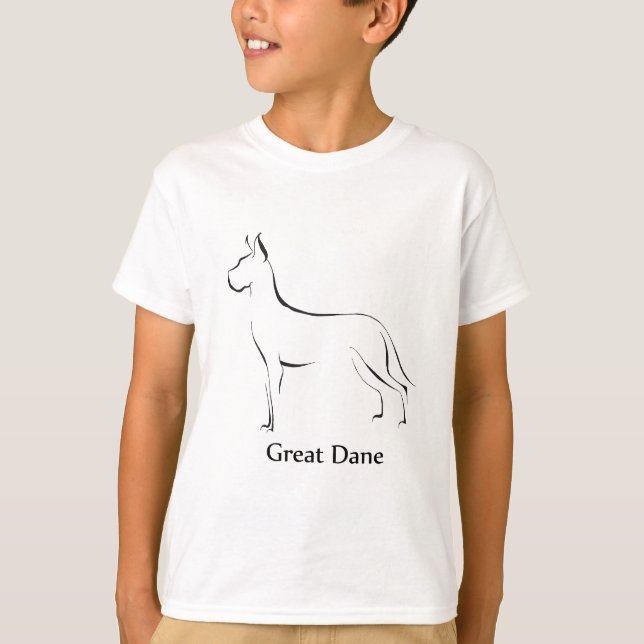 Camiseta Great Dane Roupa (Frente)