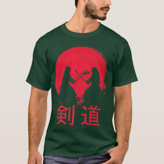 Camiseta Great Japan Kendo Warriors Samurai Design Sword Fi