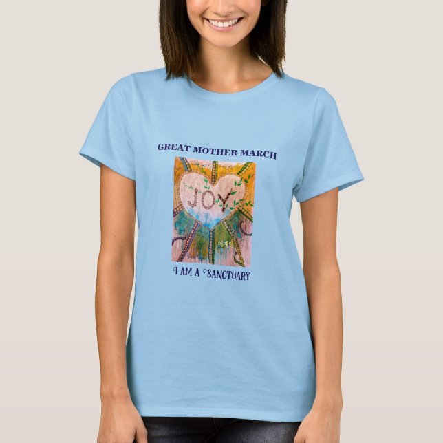 Camiseta GREAT MOTHER MARCH: SANCTUARY OF JOY T-Shirt (Frente)