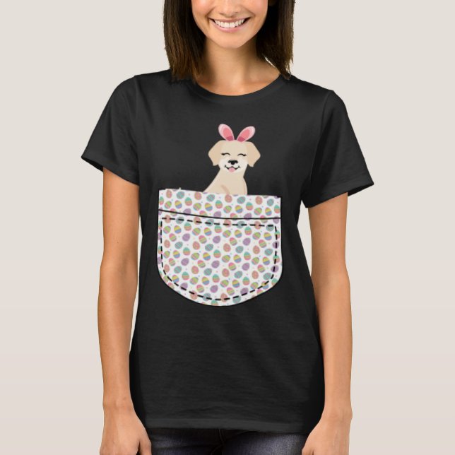 Camiseta Great Pyrenee Pocket Egg Easter Day Boys Girls Kid (Frente)