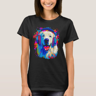 Camiseta Great Pyrenees Dog DJ Music