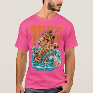 Camiseta Great Ramen Dragon Off Kanagawa Noodle Japanese Fo