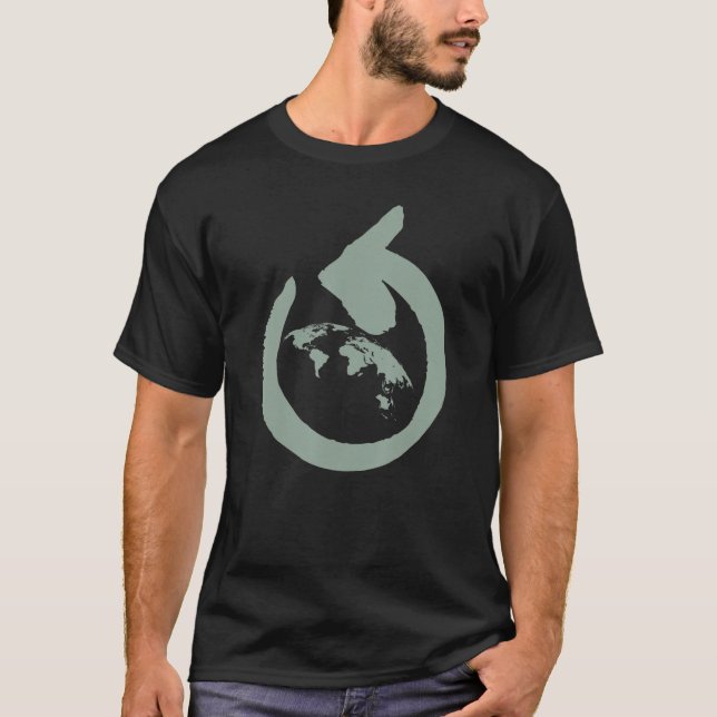 Camiseta Great Reset, World Globe (Frente)