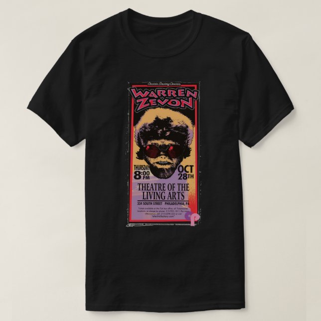 Camiseta Great Rewards Warren Art Zevon Gift For Movie Fans (Frente do Design)