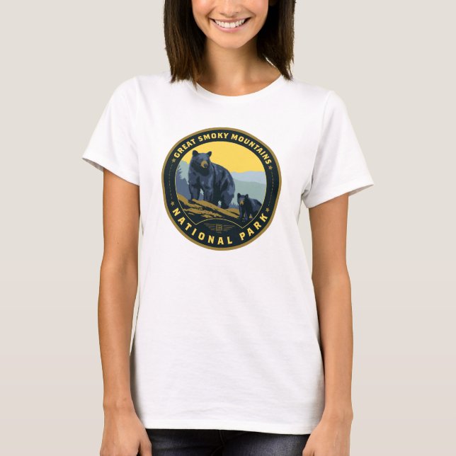 Camiseta Great Smoky Mountains National Park (Frente)