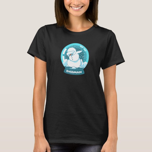 Camiseta Great Snowball Snowman Snow Globe Christmas Eve Xm (Frente)
