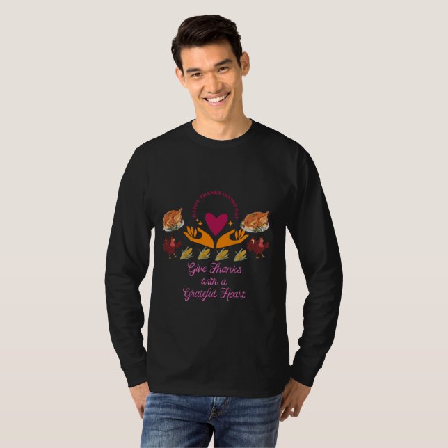 Camiseta Great thanks giving day (Frente Completa)