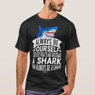 Camiseta Great White Shark Marine Biology Fin 