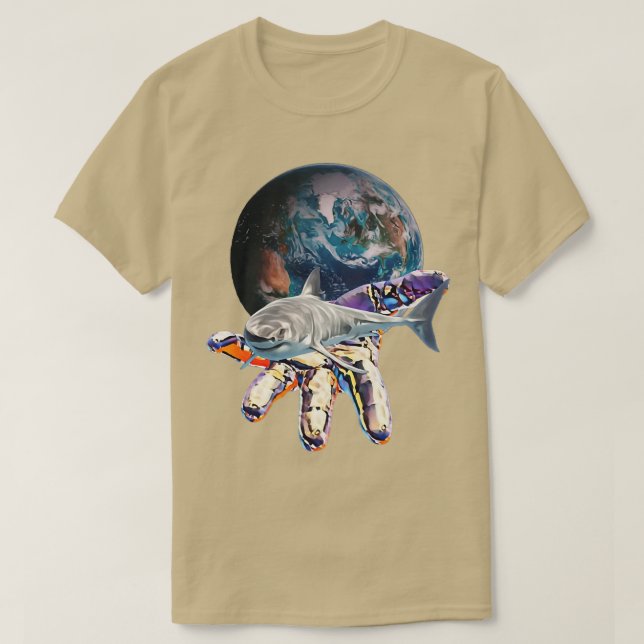 Camiseta Great White Shark Motif Sharks 310  (Frente do Design)