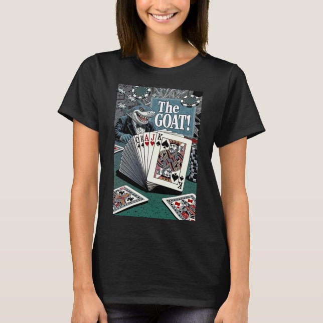 Camiseta Greatest of All Time Card Shark (Frente)